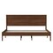 Flash Furniture Brown King Wooden Platform Bed with Headboard MG-09003KB-K-BRN-GG - alternate 2